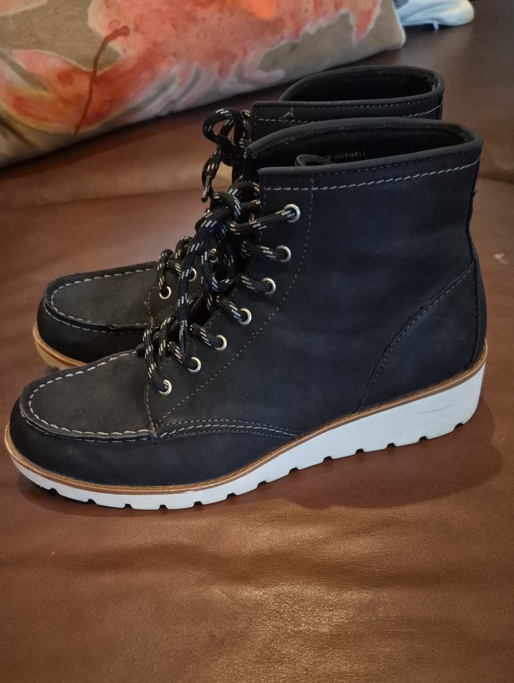 St. John's Bay Boswell Lace-Up Women's Moc Toe Boots
